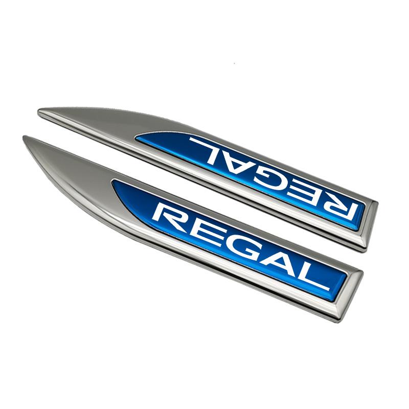Universell Buick Sidomarkeringsblad Utseende 3D Självhäftande Dekorativ Klistermärke