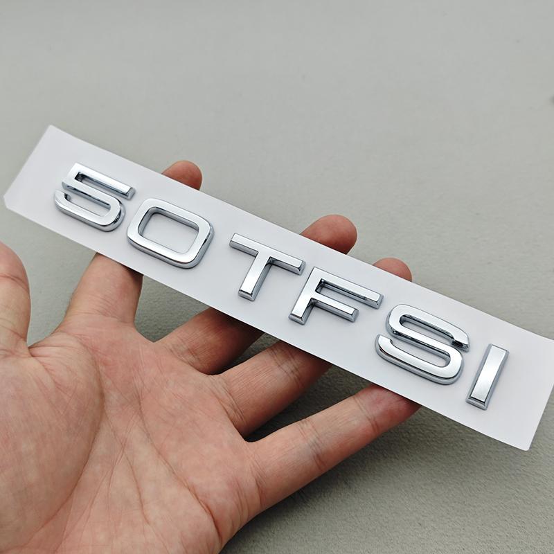 2026 3D ABS Car Letter Logo 35TFSI 40TFSI 45TFSI Rear Trunk Tail Badge Emblem Decal For Audi A4 A5 A6 A8 Q3 Q5 Q7 Sticker Accessories