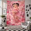Wall TapestryBetty Boop Art Hanging Cloth Decorative Background Cover for Room Decoration