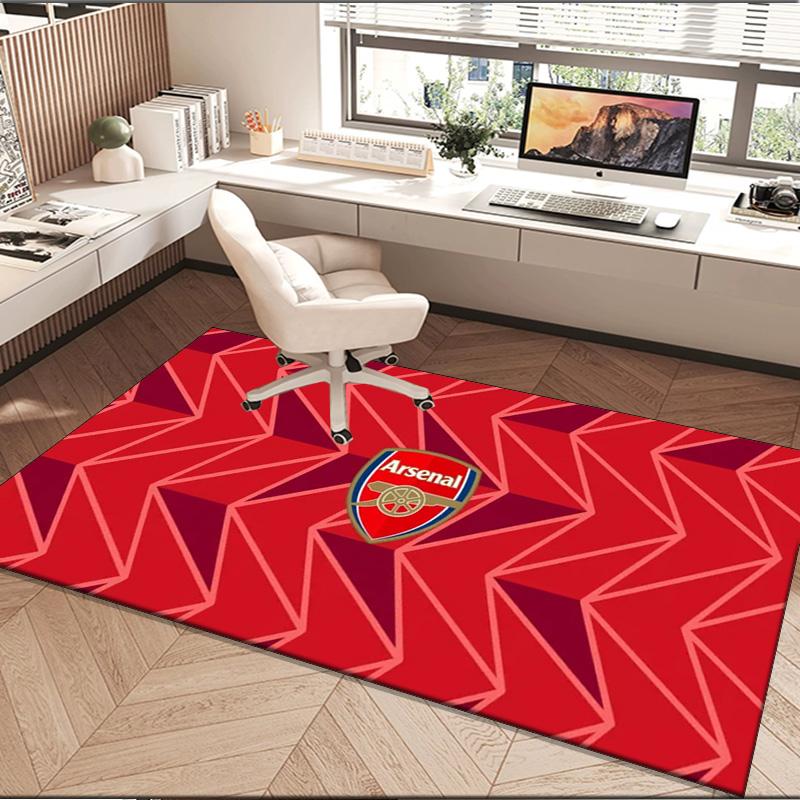 1PC rug Arsenal Football Club Crest Carpet, Chair Rug,Area Rug for Office Bedroom living rooms bedroom, Doormat decor Christmas fan gifts