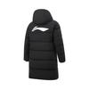 Li-Ning Fitness Series Zipper Solid Color Hooded Long Down Jacket Men outerwear AYMV461-3