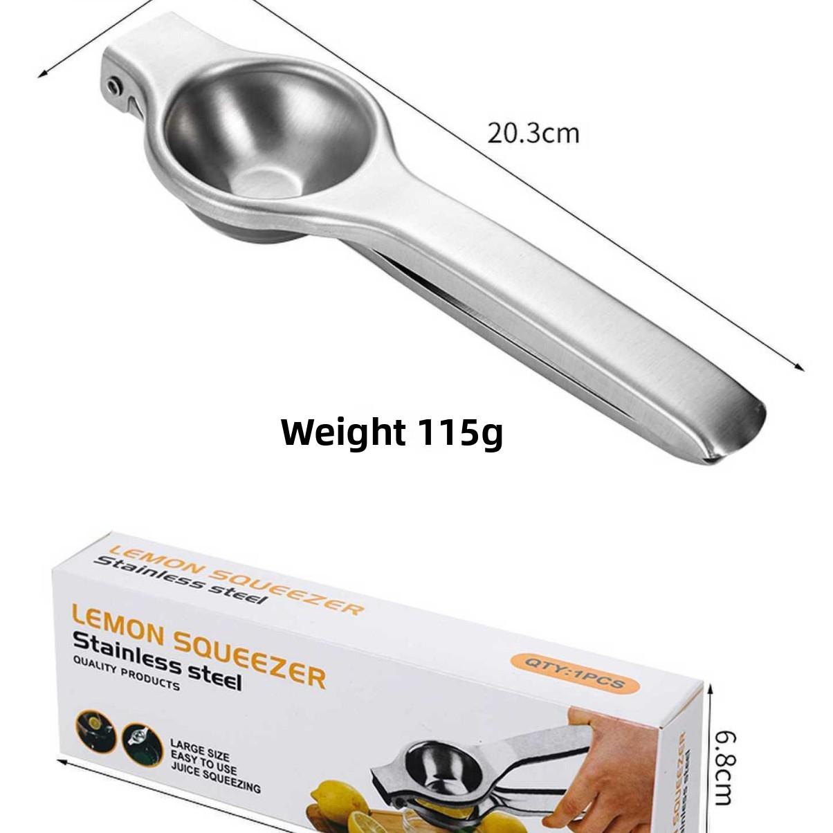 

Сверхпрочная ручная соковыжималка для лимона из нержавеющей стали, портативный кухонный экстрактор для сока Boxed