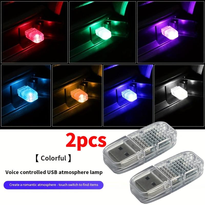 Usb Touch Light Usb Socket Touch To Light Up Seven Color Cycle Gradient Easy To Use Enhance The Atmosphere Inside The Car