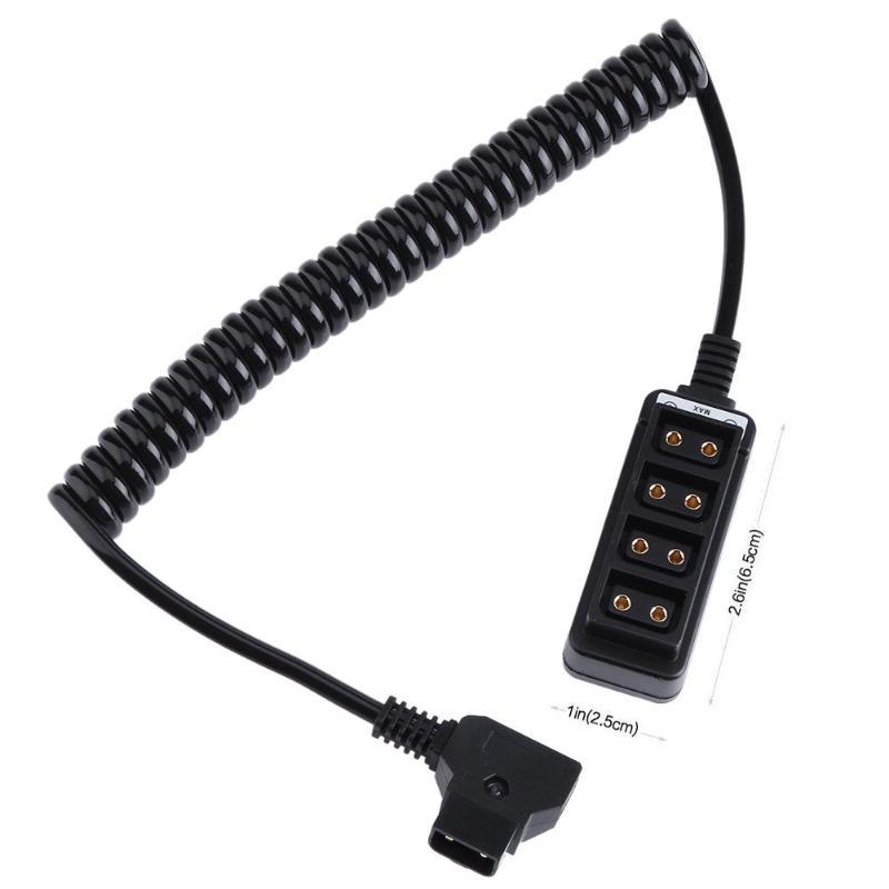 D-tap Macho Tipo B Grifo de energía a hembra de 4 Puertos Divisor Adaptador Concentrador P-Tap