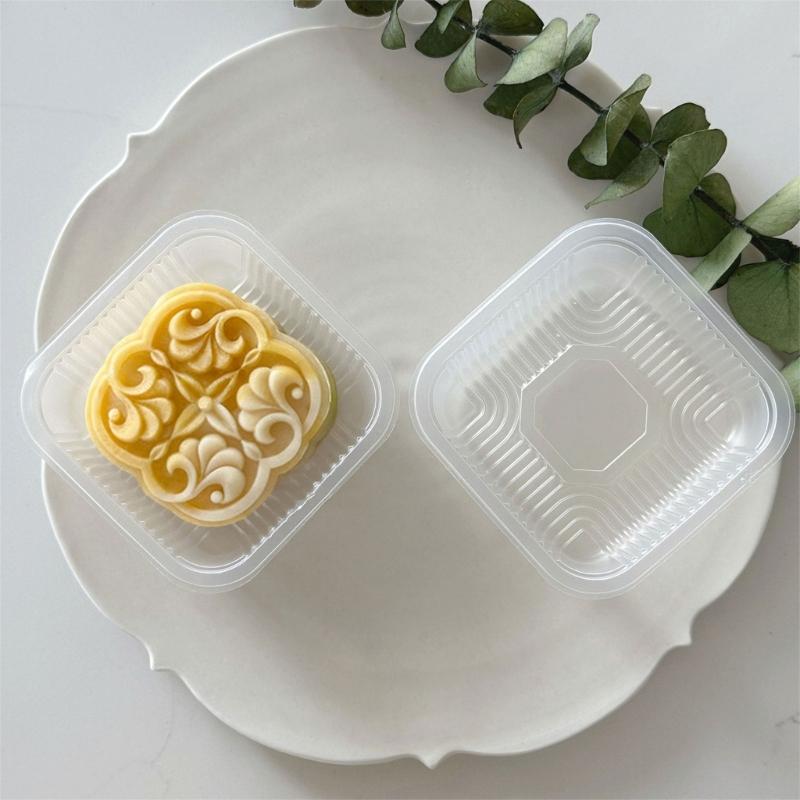 Mooncakes Molds Cookie Stamps Dessert Baking Tool Hand Pressure Chinese Pastries Mould for Celebration and Gatherings