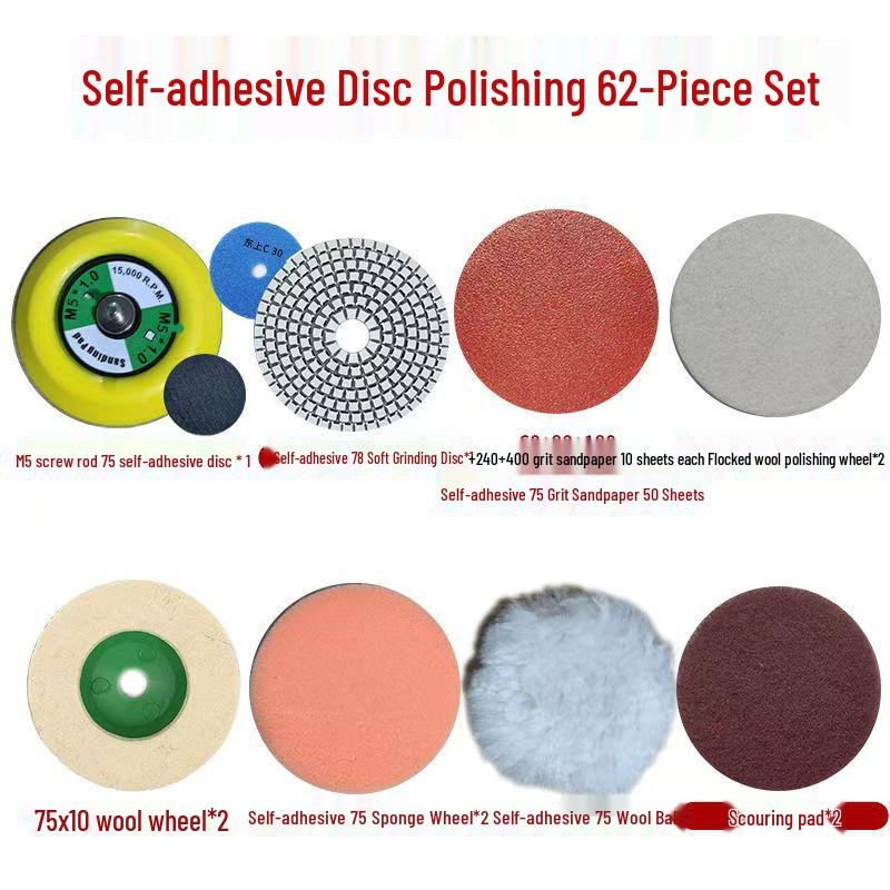 Mini 76mm (3") Angle Grinder Blade: Metal Grinding & Polishing Disc, Cutting Wheel 10mm Arbor.