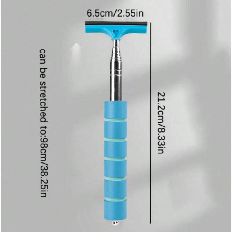 Retractable Car Rearview Mirror Wiper Portable Rainy Cleaning Supplies Rearview Mirror Water Remover Glass Rain Cleaning Tool