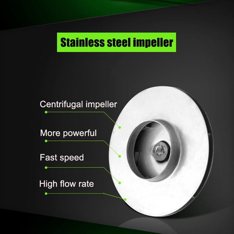 Pompa Sommergibile in Acciaio Inossidabile 3m³/h 12V/24V CC 180W Pompa Solare per Pozzi Profondi