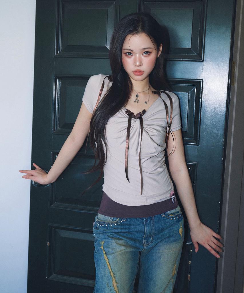 NEWALRIN Luna Summer Twisted Shirring Top(6Colors)