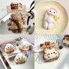 Criceto Bianco Giocattolo Antistress in Silicone con Design a Cartone Animato per Bambini e Adulti