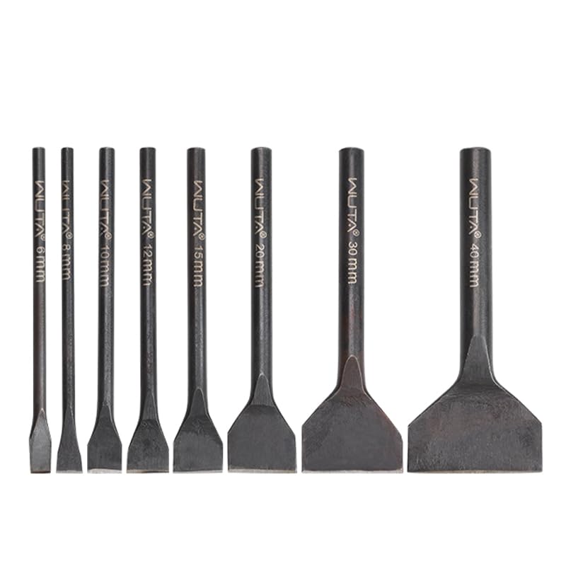 WUTA Пробойники для кожи с прорезями, набор пробойников для кожи, Черная сталь, DIY, Пробойник 8, Ремесло, Кожа, Ремень, (6, 8, 10, 12, 15, 20, 30, 40 мм)