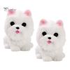Mini Resin Animal Figurines 2Pcs Dog Figurines, Cute Puppy Miniature Figures, Small Micro Landscape Accessories Ornaments for Landscape, DIY