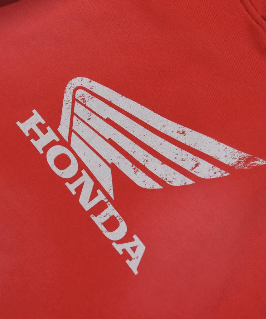 Honda Damage Washing Hoodie_Red