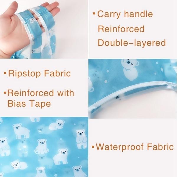 Återanvändbar Vikbar Polyester Kasse Miljövänlig Shoppingväska Stor Kapacitet Matkassar Vikbar Shoppingväska