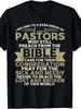 Funny Pastor Appreciation T Shirt Christian Preacher Gift Faith Humor Tee