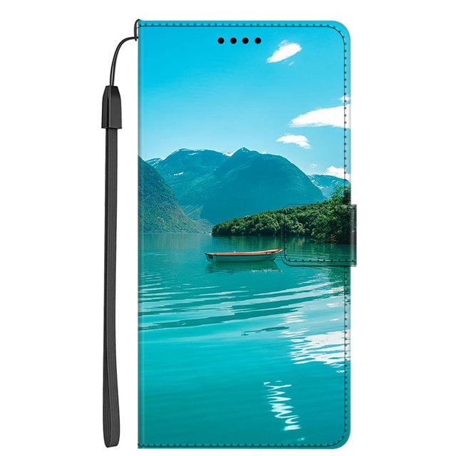 Cartoon-Lederhülle für Xiaomi Redmi Note 11 11S 12 Pro 5G Hülle Flip-Brieftasche für Xiaomi Civi 2 / Poco M5 Note12 Buch-Ständer