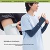 Beneunder Men's Loose Cooling Sun Protection Arm Sleeves