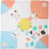 Musubi Furoshiki 48cm Kochae Animal Cat Pink/Blue Made In Japan 20473-101