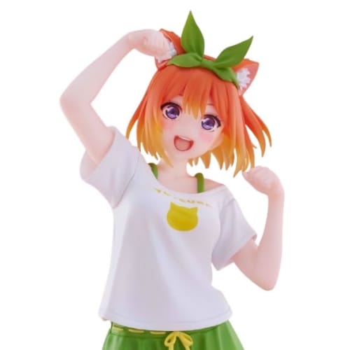 The Quintessential Quintuplets Desktop Cute Figure: Nakano Yotsuba Original Cat Room Wear Ver. 1 Type