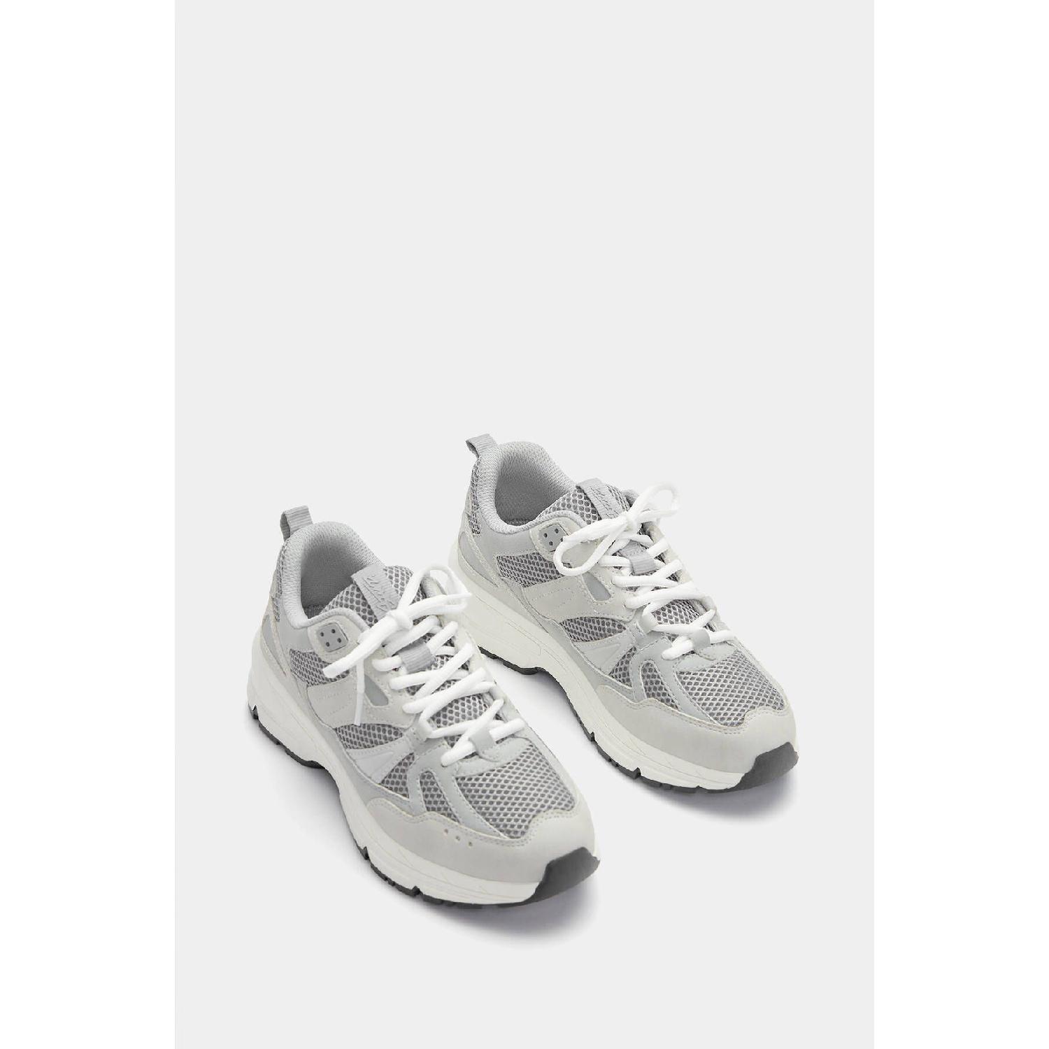 

Кроссовки из нескольких частей 35 серый