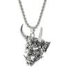 Prajna ghost retro Halloween mask jewelry necklace pendant