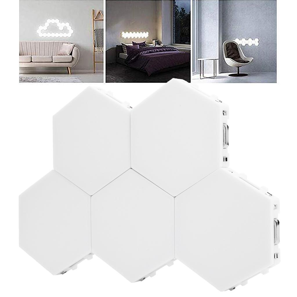 Hex LED Touch Light Decoration Wall Light for Barber Shop Living Room Hotel 110‑240VUS Plug
