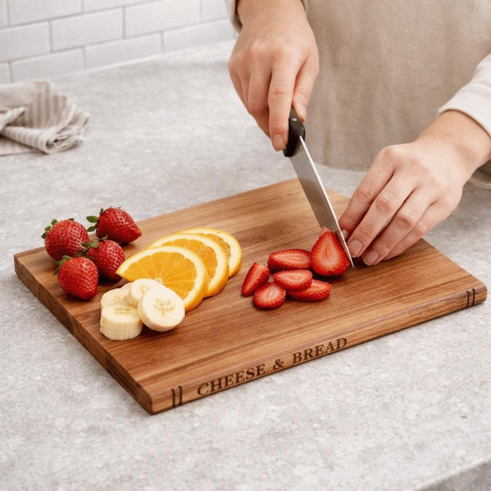 1/3 Pieces Minimalist Wooden Cutting Board Multi-Functional Serving Board  Cutting Fruit