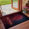 Crystal Velvet Rug Custom Name Text, Soft Non Slip Floor Mat Home DecorWorld of Warcraft