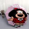 1pc Mafalda2 Umbrella, Sun Protection, And UV Shielding. It Has Eight Sturdy Ribs for Outdoor Use And Perfect Gift