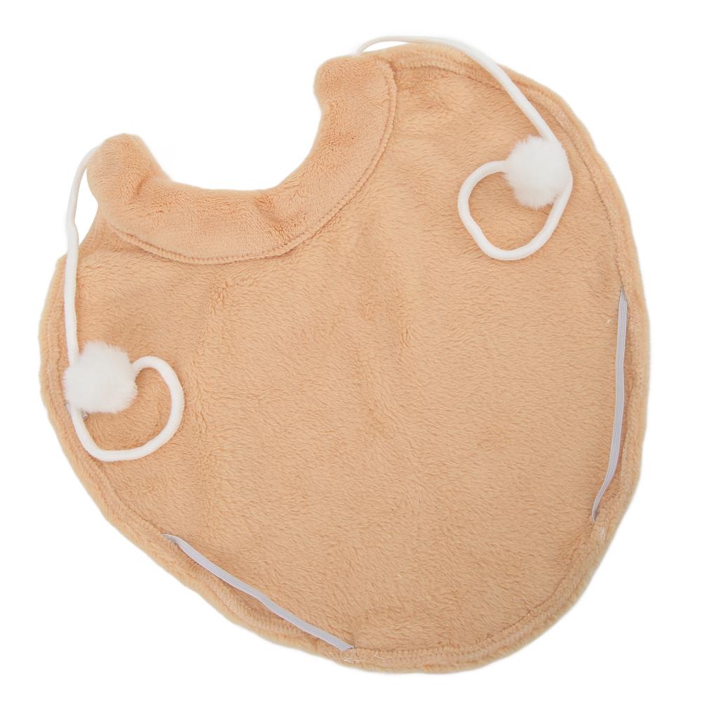 Little Pet Cloak Plain Coral Fleece Warm Comfortable Pet Cute Cloak for Autumn and Winter
