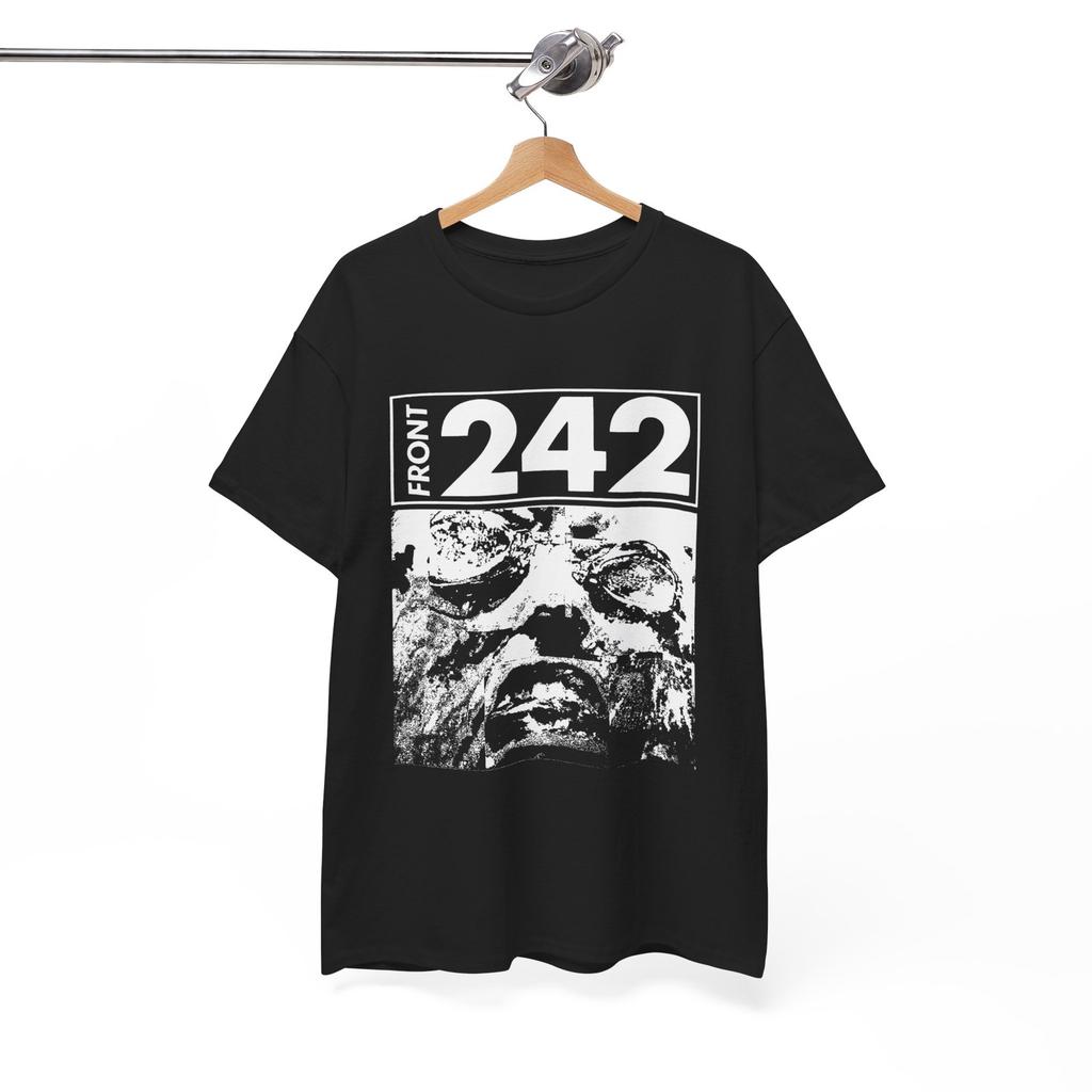 Koszulka Front 242, Zespół Muzyczny Rock N' Roll Punk Gothic Metal Retro Unisex