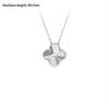 Four-leaf Clover Necklace for Women Natural White Mother-of-pearl Carnelian Sweater Chain