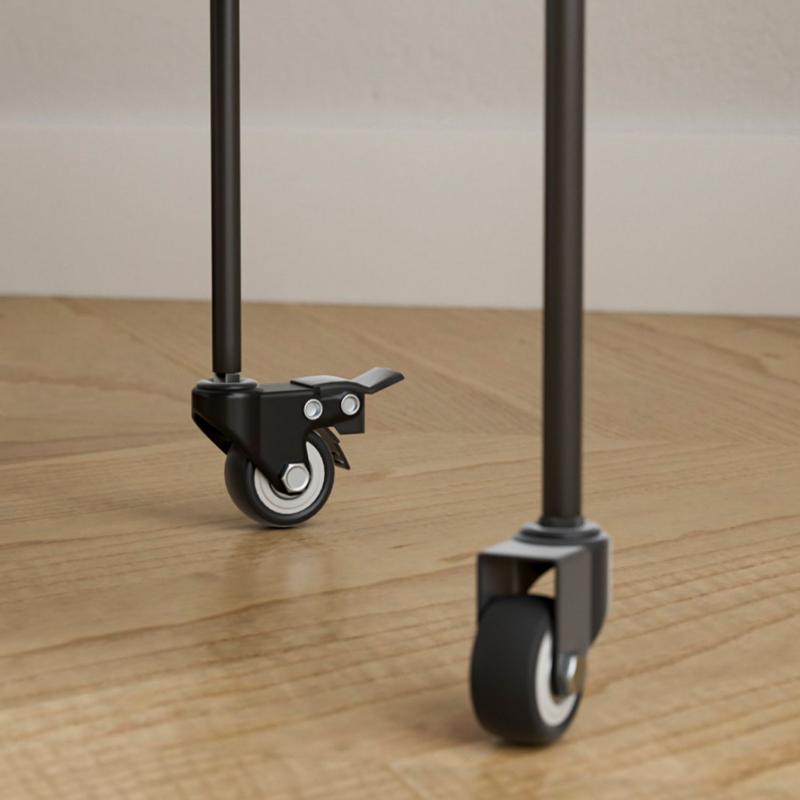 Iron + Wood Triangular Storage Rack  Movable Small Trolley  Nordic Sofa Side Table Corner Storage Table  Stable Bedside Cabinet