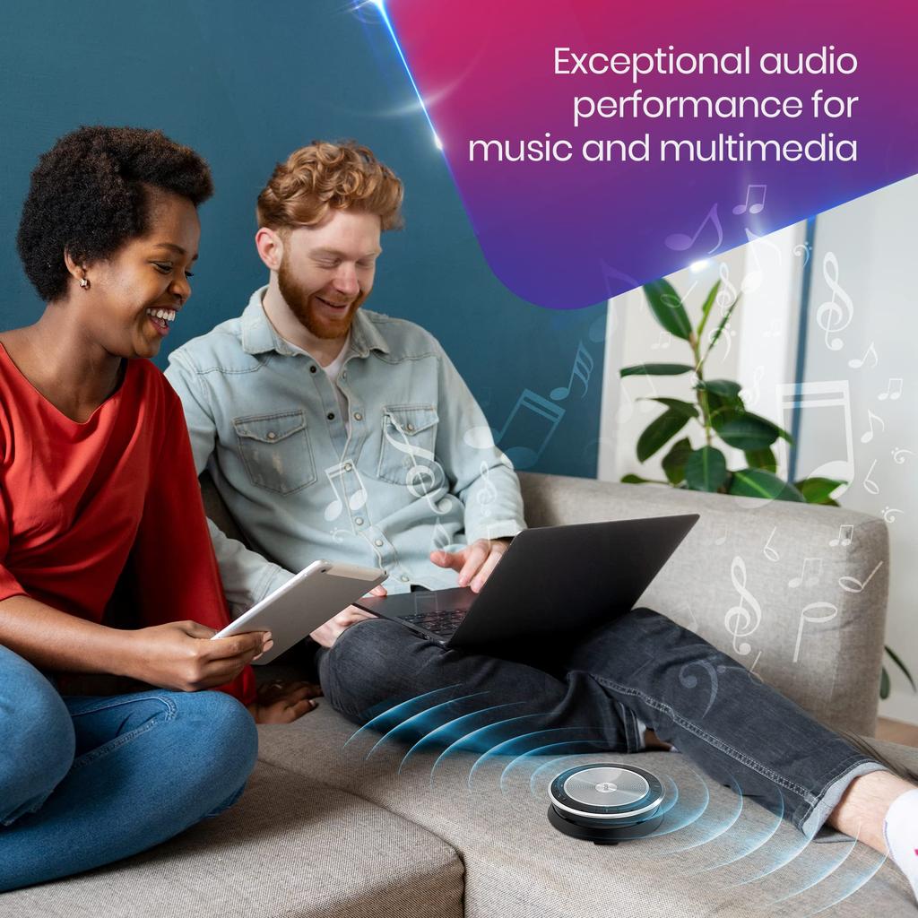 EPOS EXPAND 30 Bluetooth Speakerphone Portable Noise Ideal for Meetings of Up To 8 People - High-Quality Audio, Design, Cancelling, Multi-Device