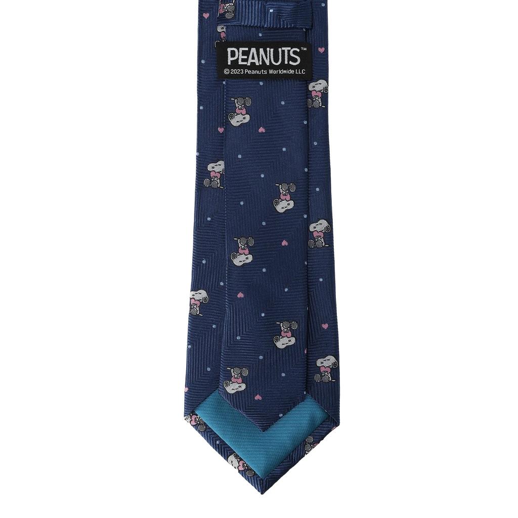 Tie Snoopy Necktie PN916146 Blue SNOOPY Business Brand Necktie Character Present [Peanuts]