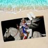 Singer Beyonce Cowboy Carter Towel Sauna Gift PoolGym Beach Travel Shower Quick Dry Sports Towels Camping Soft