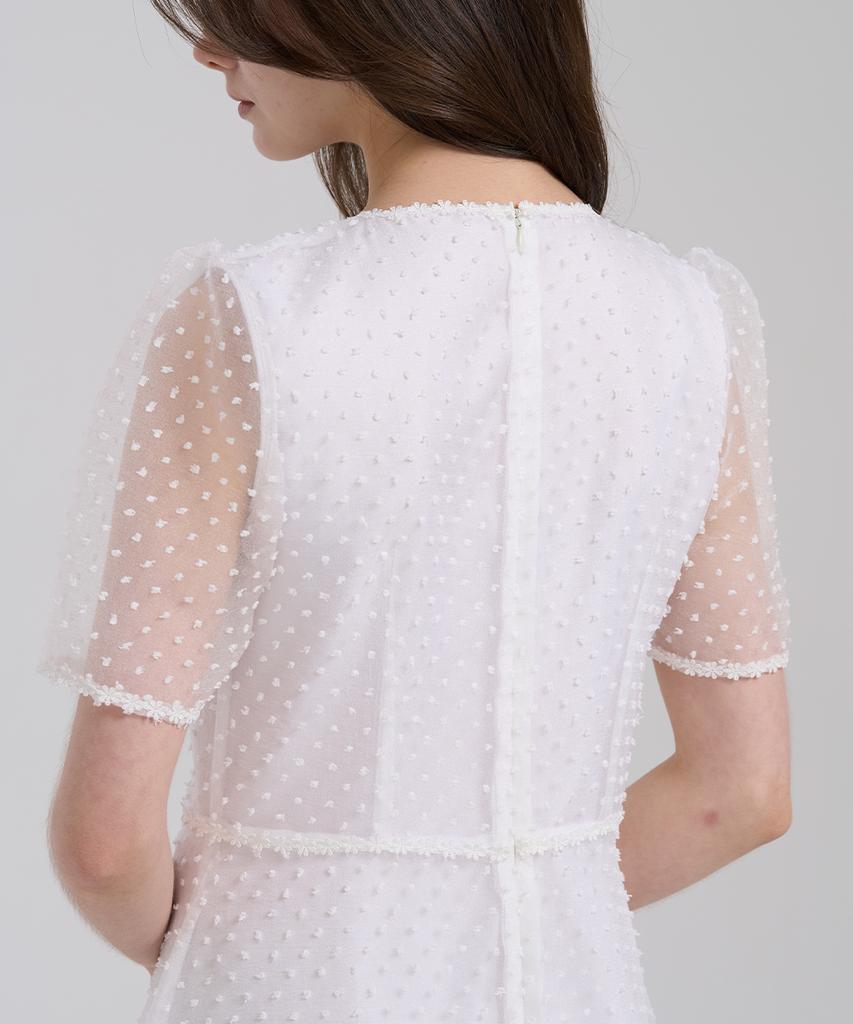 Reve Hearted Cantilena Dress - White