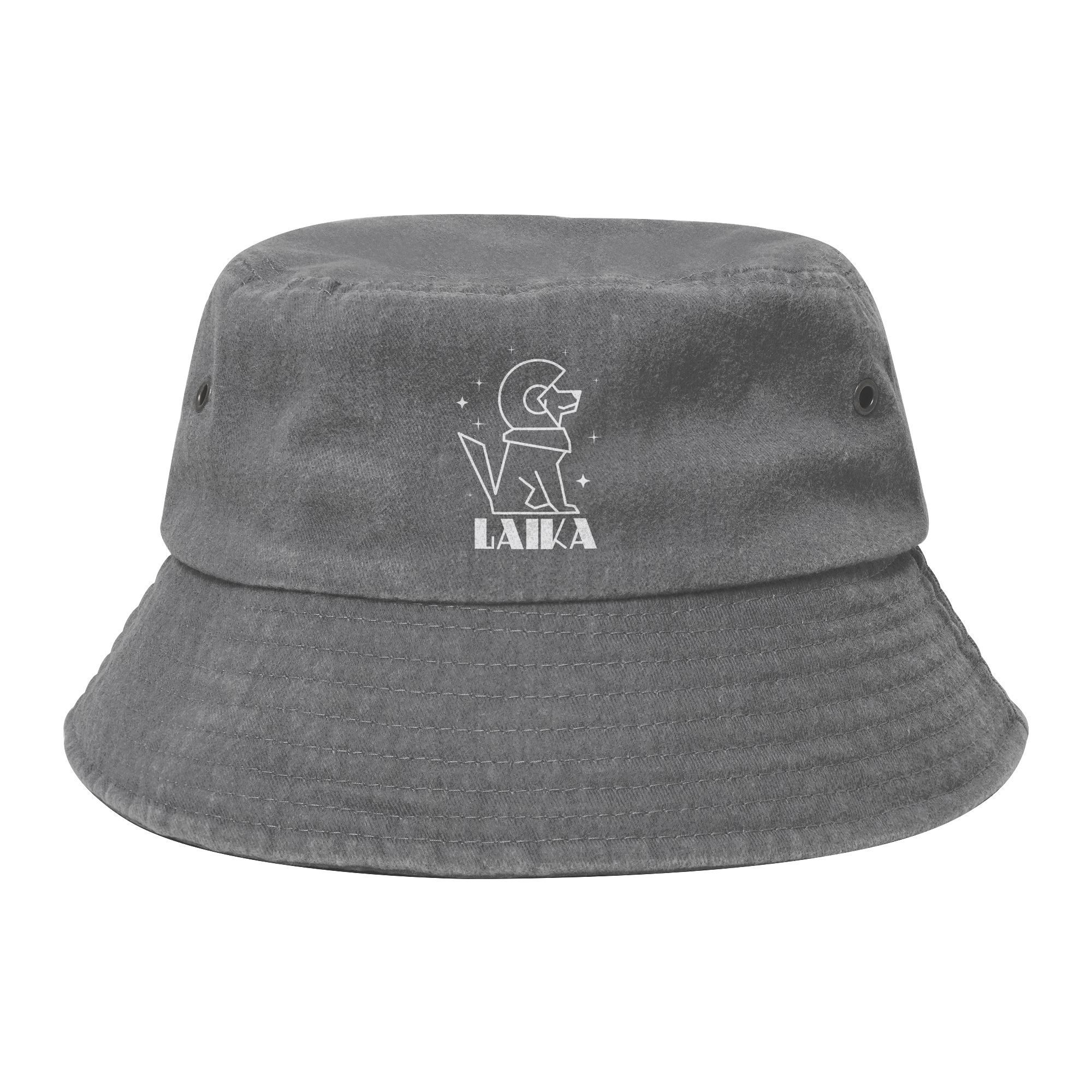 Women Bucket Hat Laika Dog Sputnik Space Dog Space Travel USSR CCCP Summer Travel Headwear Fishing Cap Bob Hat Birthday Gift One Size