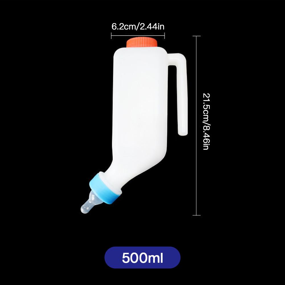 

500ml/800ml/1000ml Hanging Lamb Feeding Bottle Large Capacity Animal Nurser Farm Livestock Feeder for Goat Sheep Piglet 500ml