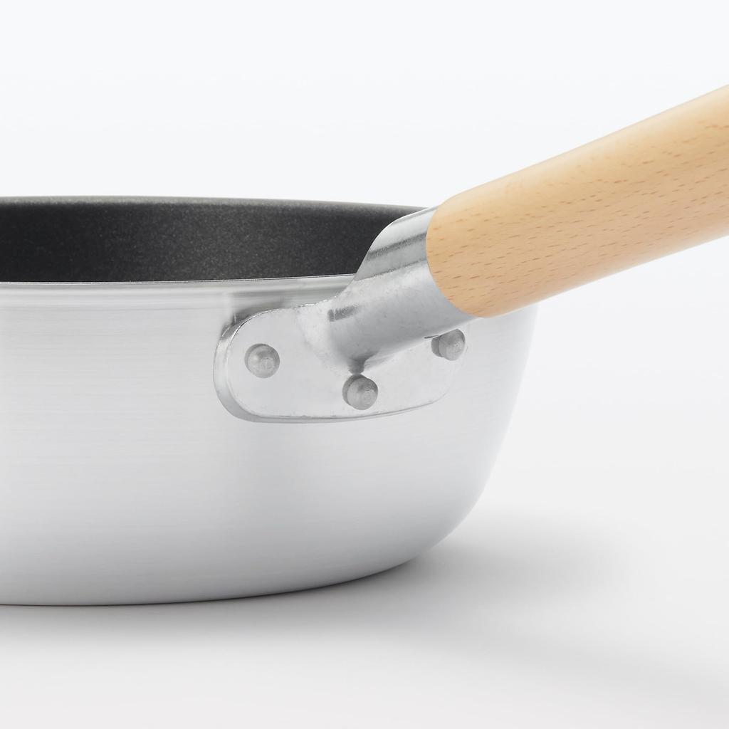 MUJI Frying Pan deep gas stove Can also be used as a pot 83453961 Non-stick (24cm diameter, type, only) - -