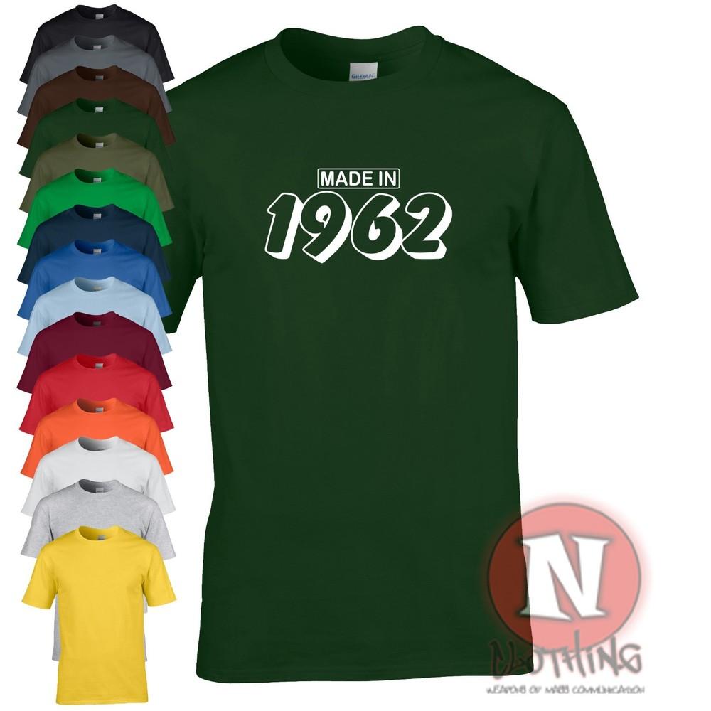 Hergestellt IN 1962 T-Shirt Geburtstagsfeier Geschenk Lustig Party T-Shirt