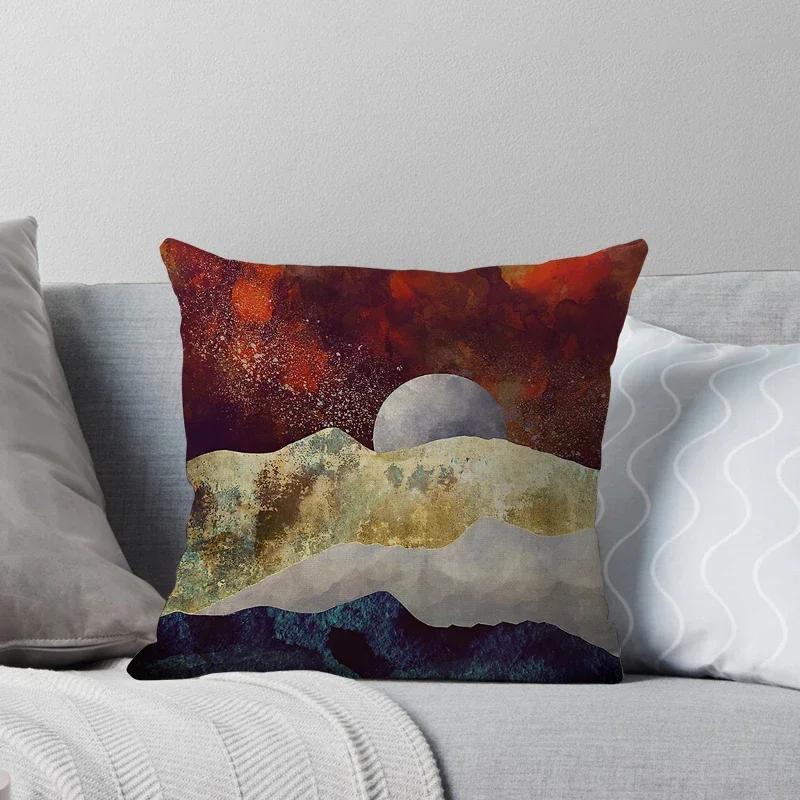 Decorative Home Throw Pillows Case for Waist Cushion Cover Nordic Car Boho Moroccan Print Horse