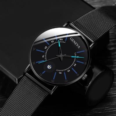 Neue Uhr Männlichen Studenten Koreanische Version Persönlichkeit Ultra-dünne Leben Wasserdicht herren Quarzuhr