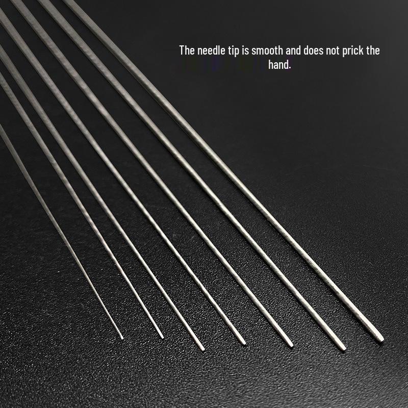 Side Opening Beading Needle for Stringing Beads, Crystals, and Pearls - Stainless Steel