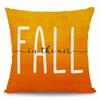Hello Pumpkin  Fall In The Air Pillows Pattern Cushion Cover Suitable For Sofa Bedroom Car Pillow Cover