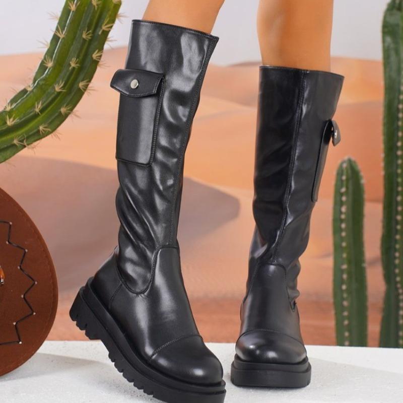 

Зимние новые однотонные модные ботинки с круглым носком и квадратным носком, повседневные удобные модные ботинки большого размера для женщин 43