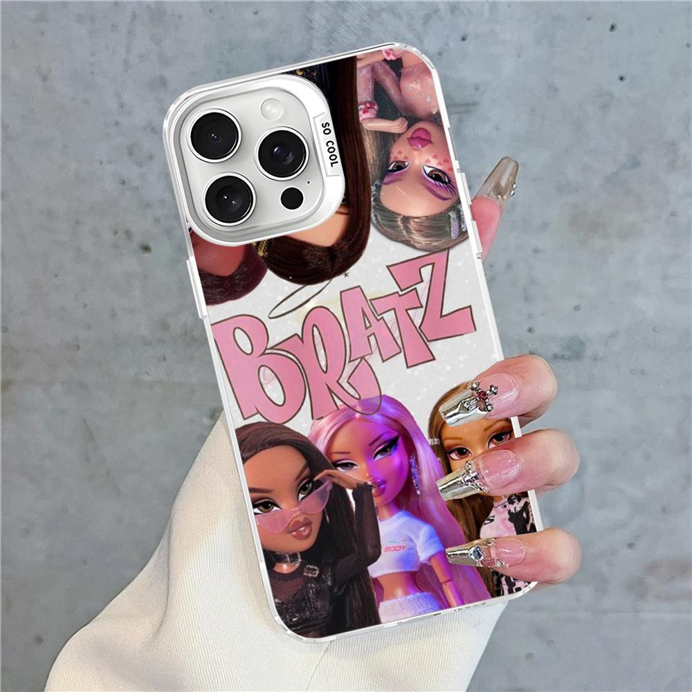 Lovely Doll Bratz Phone Case For IPhone 16 15 14 13 12 11 Pro Max X XR XSMAX 8 7 Plus Matte Shockproof Back Cover