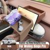 For Wuling Bingo Pro Hidden Storage Box Organizer Tray Behind Navigation Screen Silicone Non-Slip Stowing Interior Accessories