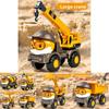 Three Squirrels Engine Construction Vehicle Toy With Inertia Control For Kids Play