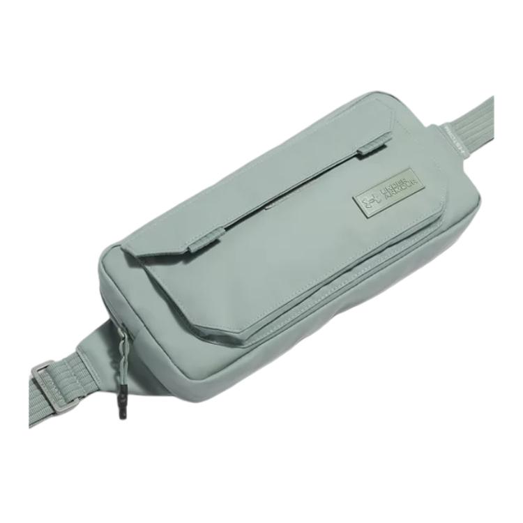 Under Armour Polyester Sling Bag Regular Unisex Silicone Green 1384665-348